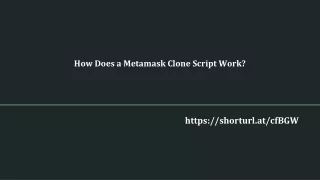 How Does a Metamask Clone Script Work_
