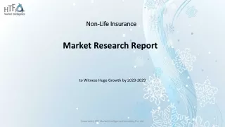 Non-Life Insurance Market Dynamics, Size, and Growth Trend 2019-2030