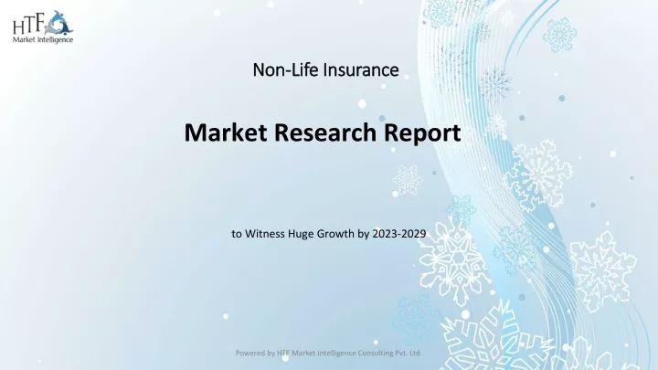 non life insurance market research report