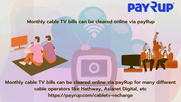 monthly cable tv bills can be cleared online