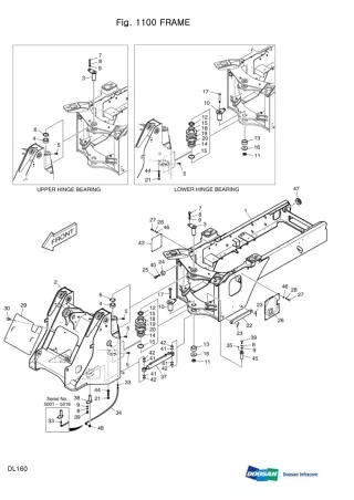 DOOSAN DL160 Wheeled Loader Service Repair Manual