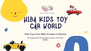 Hibs kids toy car world