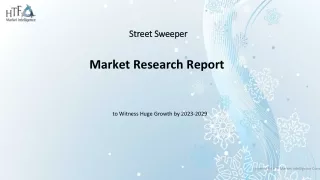 Street Sweeper Market - Global Trend and Outlook to 2030