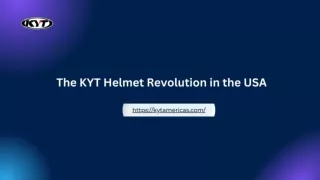 The KYT Helmet Revolution in the USA