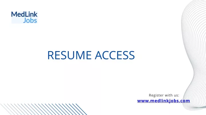 resume access