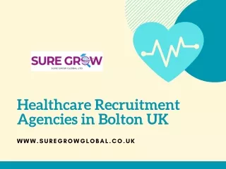 Healthcare Recruitment Agencies in Bolton UK