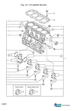 DOOSAN DX80R MINI CRAWLER EXCAVATOR Service Repair Manual