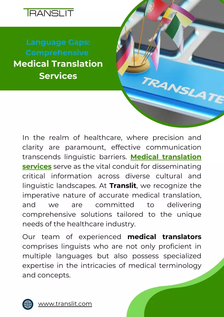 language gaps comprehensive medical translation