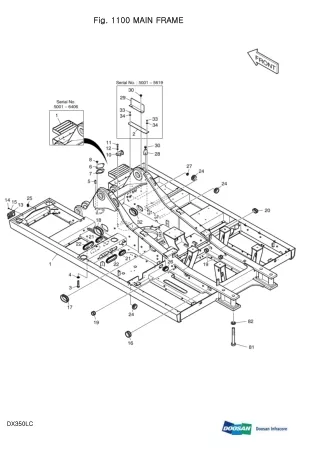 DOOSAN DX350LC CRAWLER EXCAVATOR Service Repair Manual