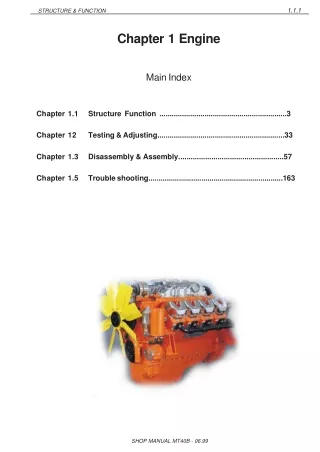 Doosan MT40B Articulated Dump Truck Service Repair Manual