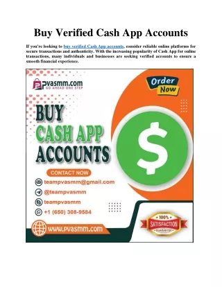 Buy Verified Cash App Accounts