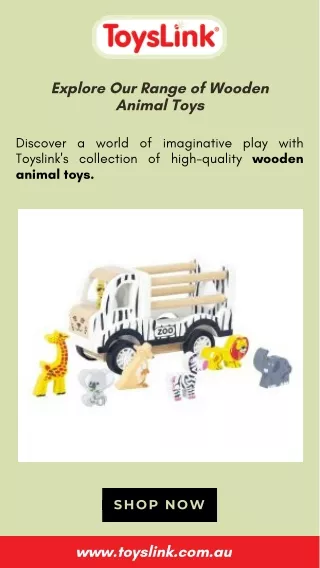 Explore Our Range of Wooden Animal Toys