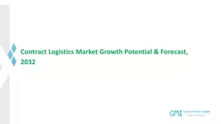 Contract Logistics Market Growth Analysis & Forecast Report | 2024-2032