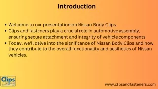 Nissan Body Clips