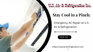 Emergency Air Conditioner Repair at U.S. Air & Refrigeration