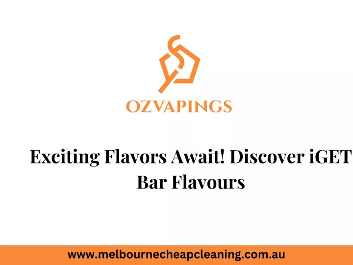 exciting flavors await discover iget bar flavours