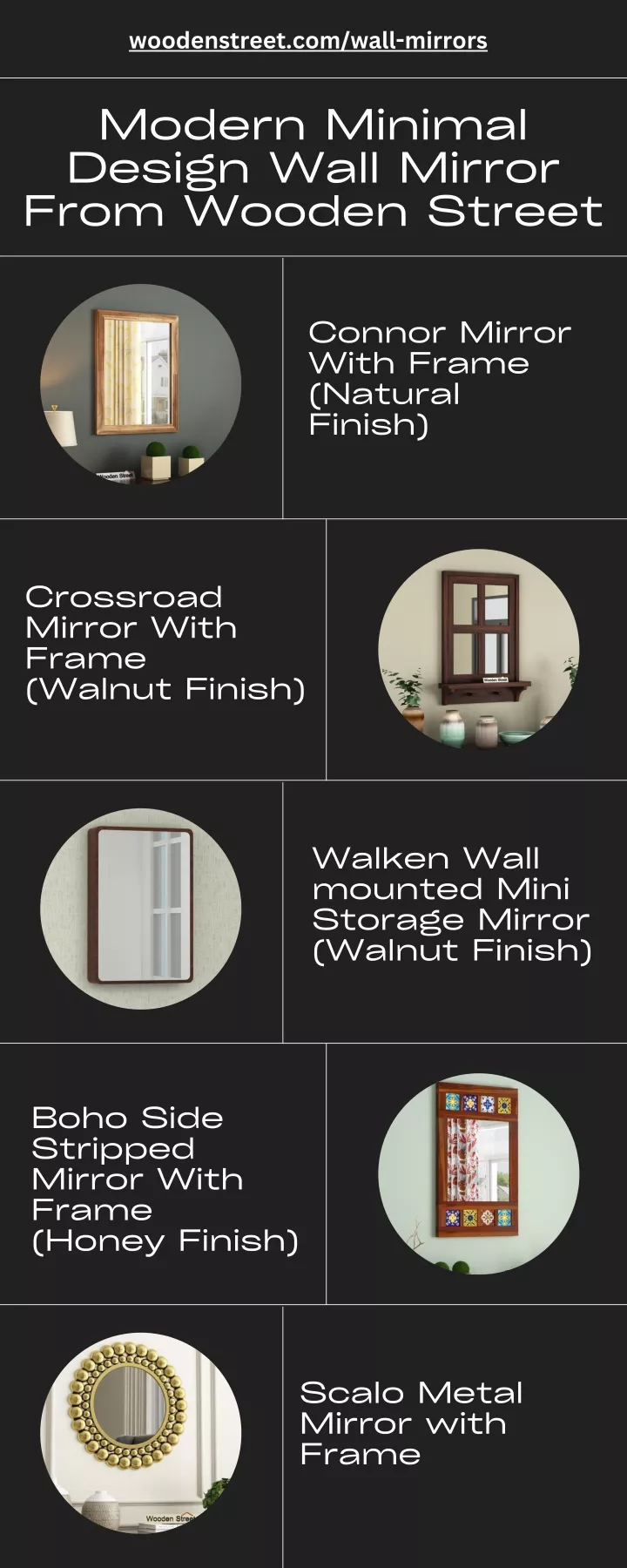 woodenstreet com wall mirrors