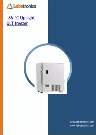 86 c upright ult freezer