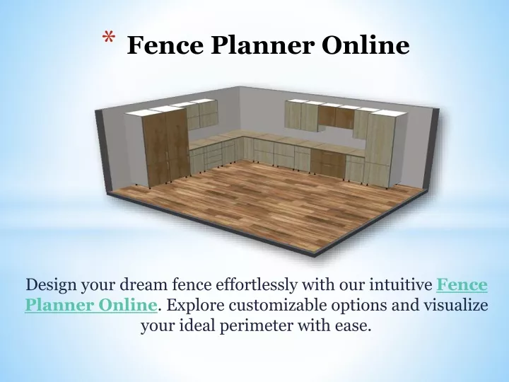 fence planner online