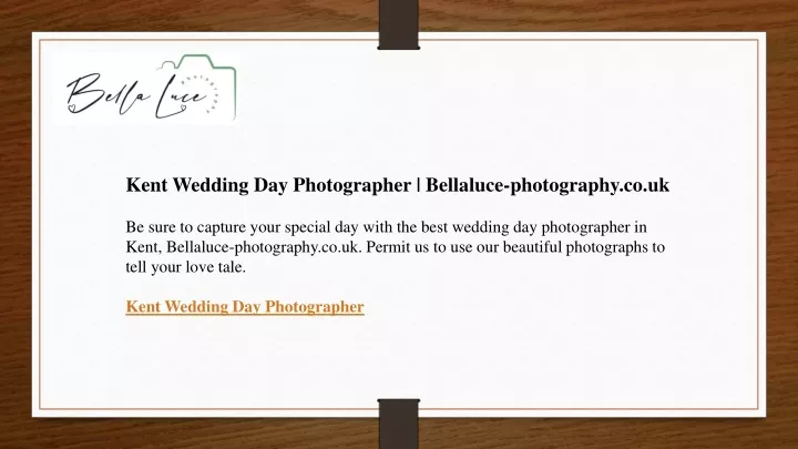 kent wedding day photographer bellaluce