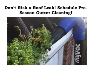 Gutter Vacuum  Cleaning Melbourne - roof cleaner