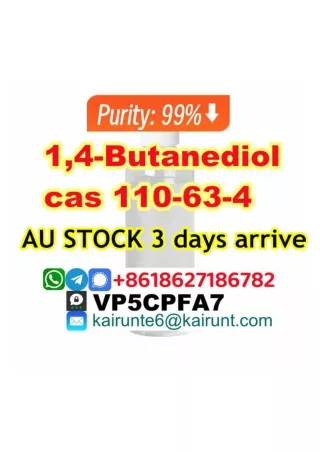 CAS 110-63-4 14-Butanediol BDO 14b Australia Stock 3 days arrive
