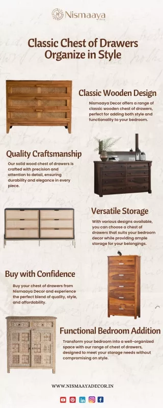 Classic Chest of Drawers Organize in Style