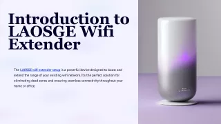 LAOSGE Wifi Extender Setup