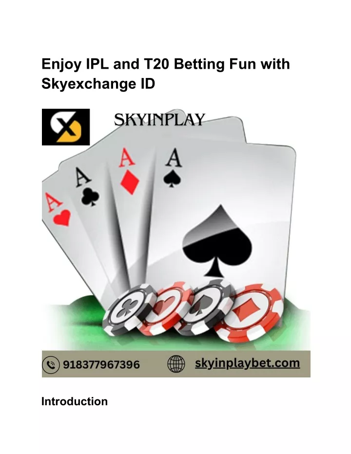 enjoy ipl and t20 betting fun with skyexchange id