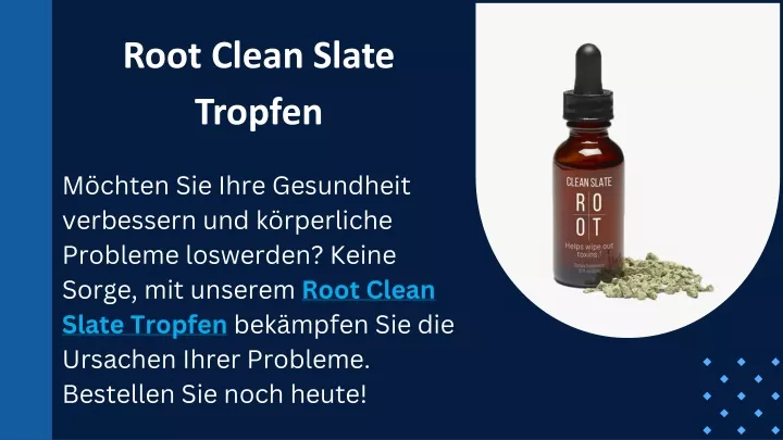 root clean slate tropfen