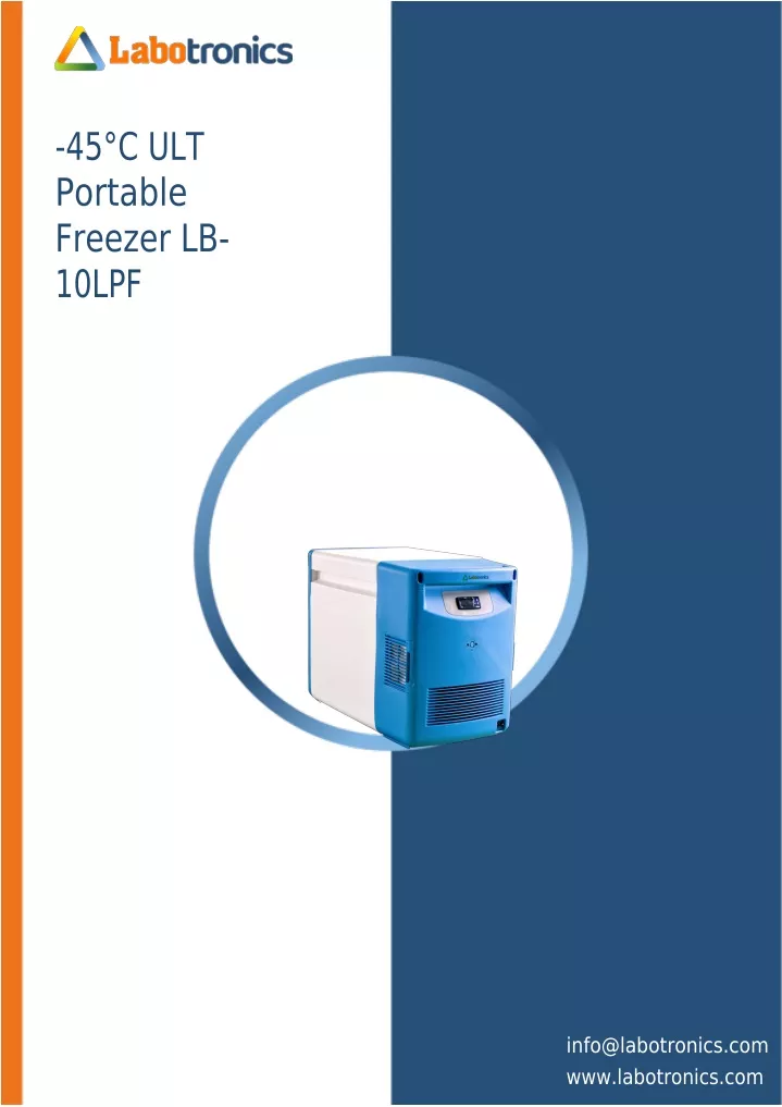 45 c ult portable freezer lb 10lpf