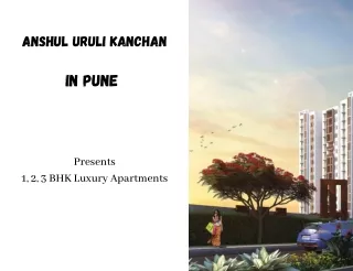 Anshul Uruli Kanchan Pune  E-Brochure