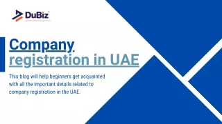Company registration in UAE