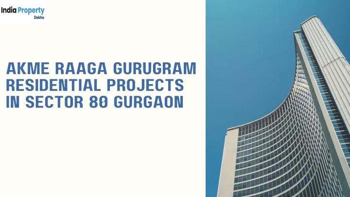 akme raaga gurugram residential projects