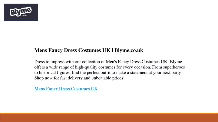 mens fancy dress costumes uk blyme co uk dress