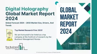 Digital Holography Market Statistics, Top Major Players, Overview By 2033