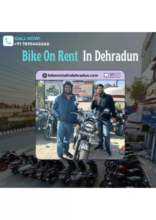 D SINGH RIDERS Bike | Scooty Rental In Dehradun