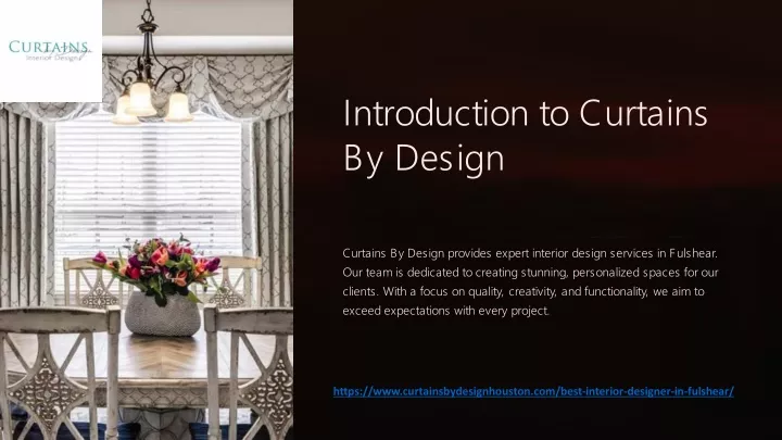 introduction to curtains by design