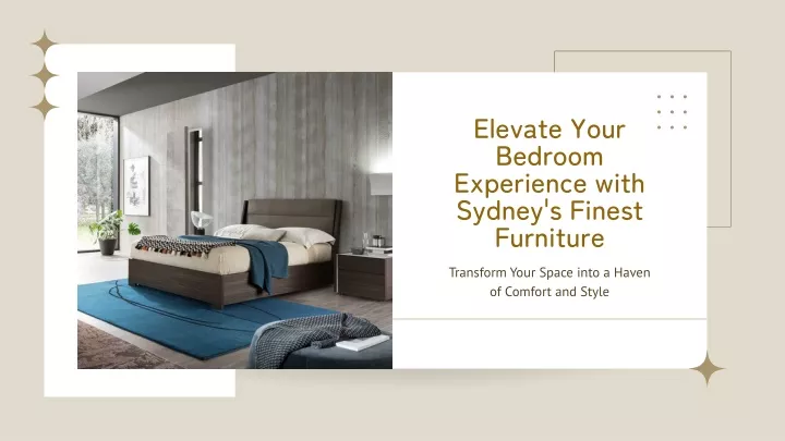 elevate your bedroom experience with sydney