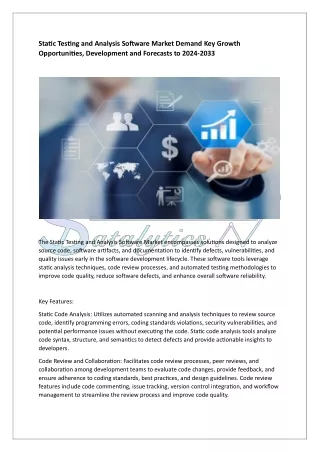 static testing and analysis software market