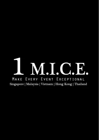 Events Company - 1 MICE