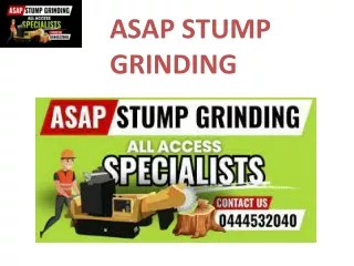 ASAP STUMP GRINDING