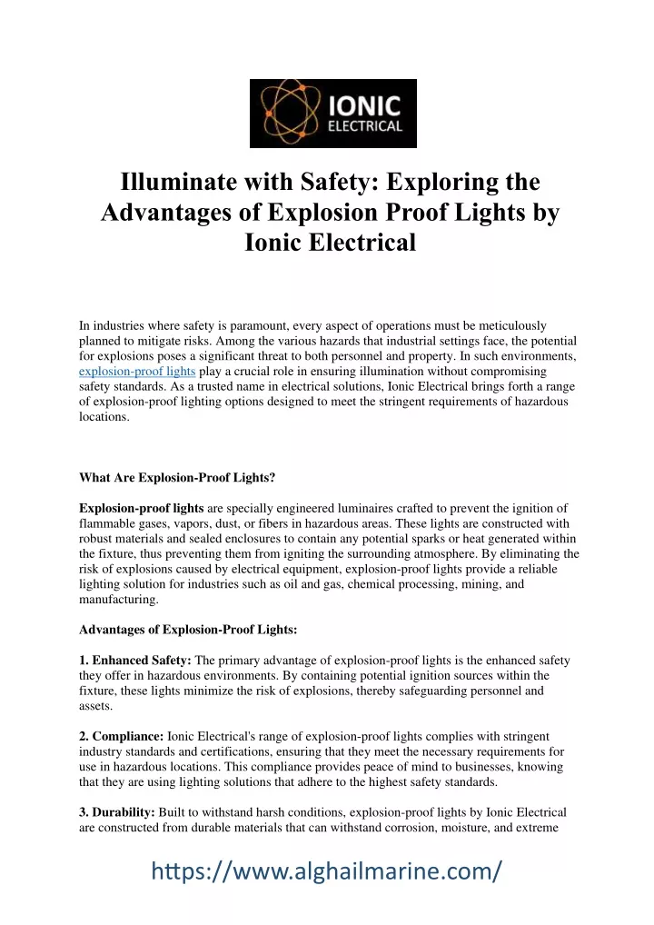 illuminate with safety exploring the advantages