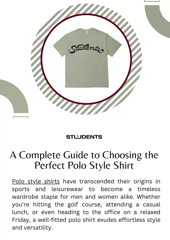 a complete guide to choosing the perfect polo