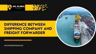 difference between shipping company and freight