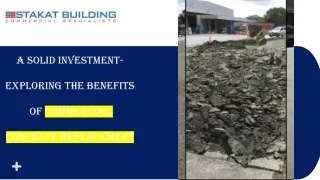 A solid investment-Exploring the benefits of commercial concrete replacement