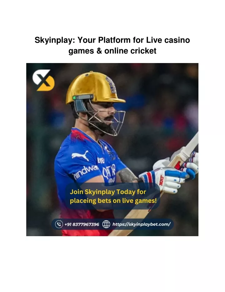 skyinplay your platform for live casino games