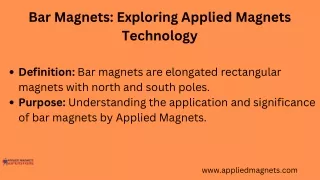 Bar Magnets