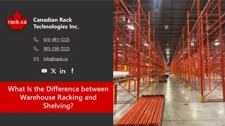 What Is the Difference between Warehouse Racking and Shelving