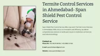 Termite Control Services in Ahmedabad, Best Termite Control Services in Ahmedaba